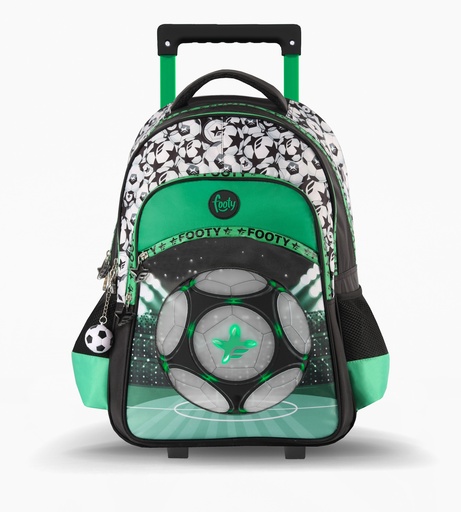 [F2211] MOCHILA FOOTY CON CARRO 18'' CHAMPION CON LUZ