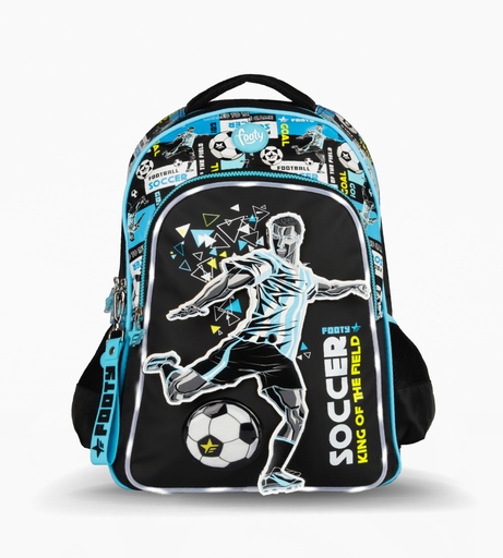 [F2223] MOCHILA FOOTY ESPALDA 18'' DINAMIC CON LED