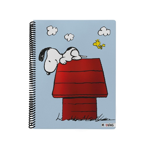 [1208134] CUADERNO MOOVING A4 UNIVERSITARIO 80 HOJAS SNOOPY