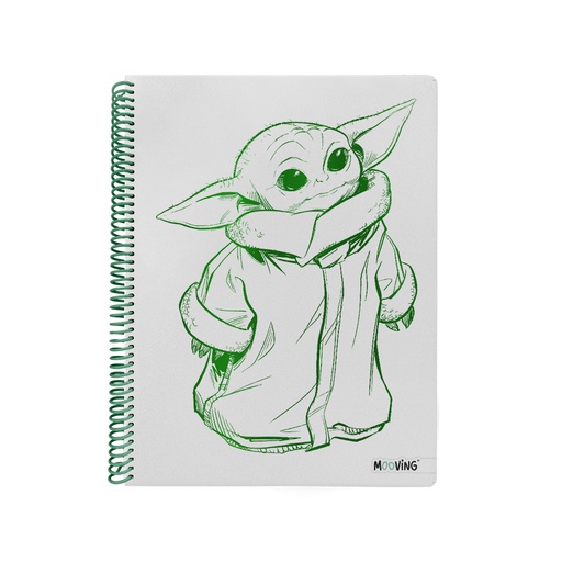 [1208245] CUADERNO MOOVING A4 UNIVERSITARIO 80 HOJAS STAR WARS