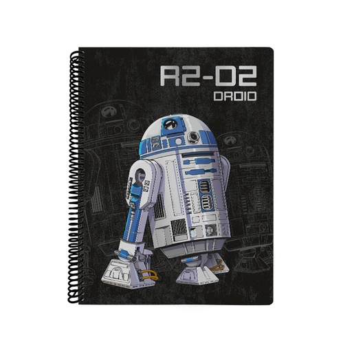 [1208245] CUADERNO MOOVING A4 UNIVERSITARIO 80H STAR WARS