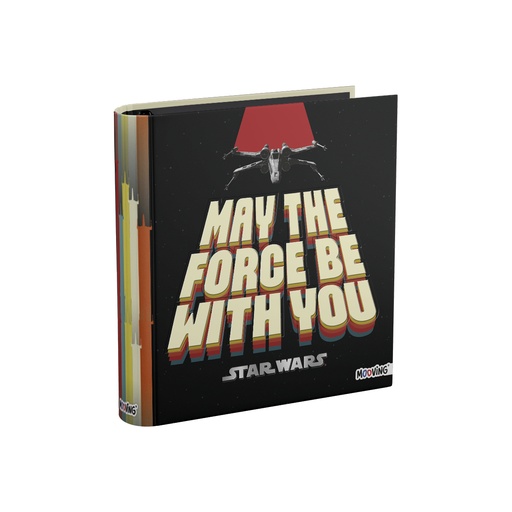 [1001245] CARPETA 3X40 MOOVING STAR WARS