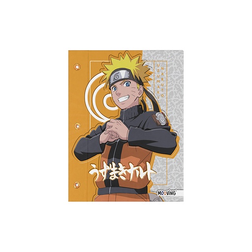 [1003243] CARPETA MOOVING Nº3 2 TAPAS NARUTO