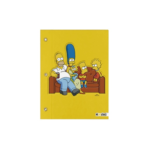 [1003196] CARPETA 2 TAPAS Nº3 MOOVING SIMPSONS
