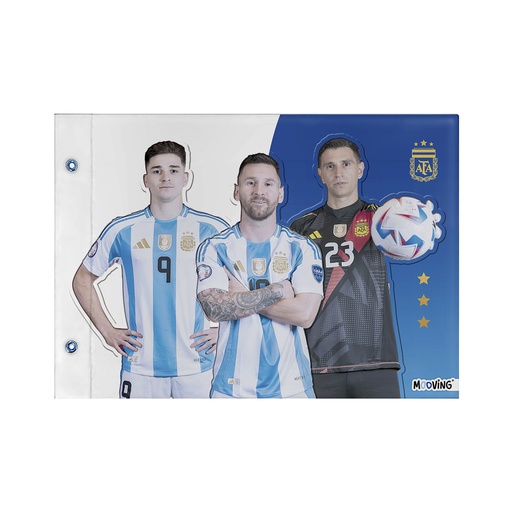 [1004229] CARPETA MOOVING Nº5 2 TAPAS SELECCION AFA