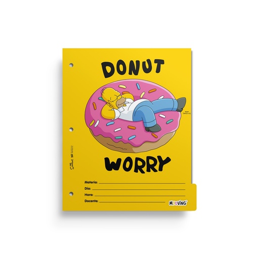 [1101196] SEPARADOR ESCOLAR MOOVING X6 SIMPSONS