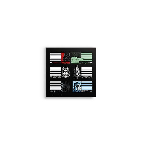 [1301245] ETIQUETAS MOOVING STAR WARS 2PLANCHAS X6