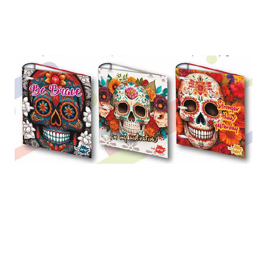 [302121] CARPETA INKDROP Nº3 2 TAPAS CALAVERAS