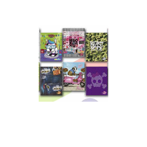 [565714] CUADERNO INKDROP TAPA DURA 16X21 MIX 6