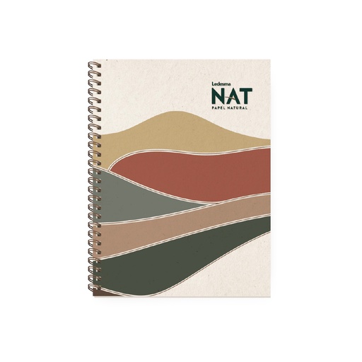 [9000486] CUADERNO LEDESMA NAT TAPA DURA 22X29 100 HOJAS RAYADO LIQUIDACION