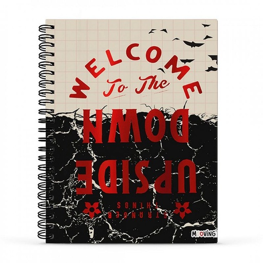 [1206246] CUADERNO MOOVING TAPA DURA A4 96 HOJAS STRANGER THINGS