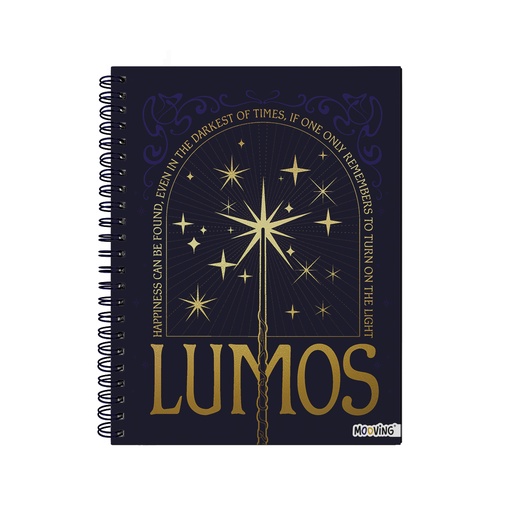 [1206222] CUADERNO MOOVING A4 TAPA DURA 96 HOJAS HARRY POTTER