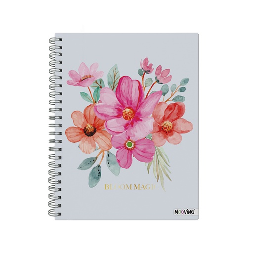 [1206241] CUADERNO MOOVING A4 TAPA DURA 96 HOJAS GARDEN