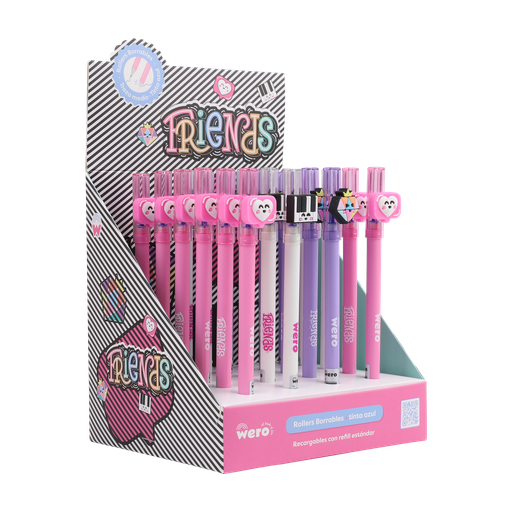 [WE3048] BOLIGRAFO WERO BORRABLE X1 FRIENDS