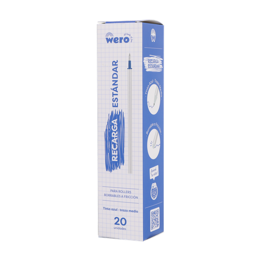 [WE3061] REPUESTO WERO BORRABLE GOOD IDEA X1 AZUL