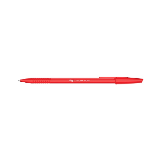 [SKC10-C50-002] BOLIGRAFO FILGO 024 STICK CLASICO 1.0 X 50 ROJO