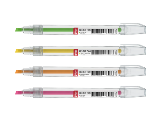 [SL300-C24-209] RESALTADOR FILGO FINO 300 X24 ROSA FLUO
