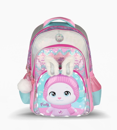 [F2173] MOCHILA FOOTY ESPALDA 18" CON LED BUNNY