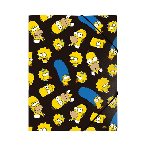 [1005196] CARPETA 3 SOLAPAS OFICIO MOOVING SIMPSONS