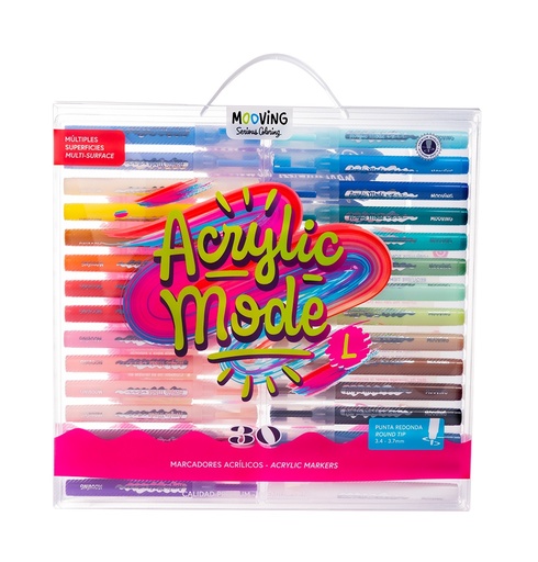 [3022130] MARCADOR MOOVING ACRILICO X30