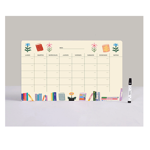 [7798196175918] PLANNER IMANTADO FERA MES LIBROS + MARCADOR