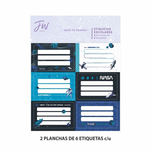 [999741] ETIQUETAS FW NASA MOON 2PLANCHAS X6