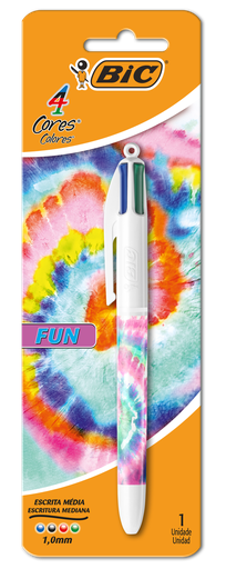 [971264] BOLIGRAFO BIC FUN 4 COLORES X1