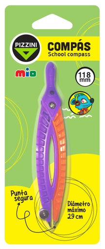 [PK120X1] COMPAS PIZZINI ESCOLAR 118MM X1