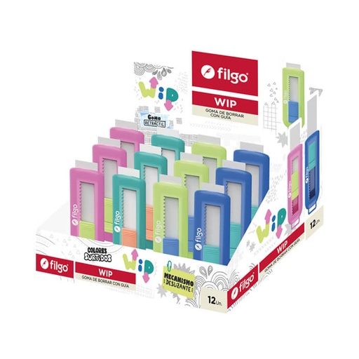 [ER4010-D12-SUR] GOMA FILGO WIP X12 CON MECANISMO DESLIZANTE