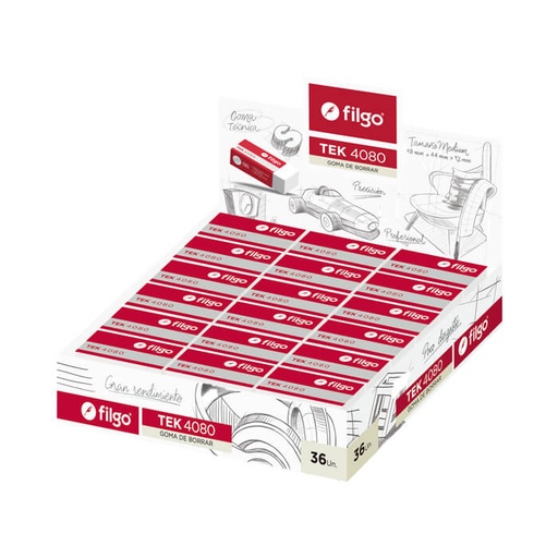 [ER4080-D36] GOMA FILGO TEK 4080 X36 LIQUIDACION!!!