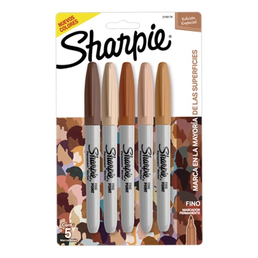 [2195179] MARCADOR SHARPIE RETRATOS X5