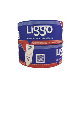 [800-0201] ROLLO NUMERADO PARA EXPENDEDORA 2 DIGITOS