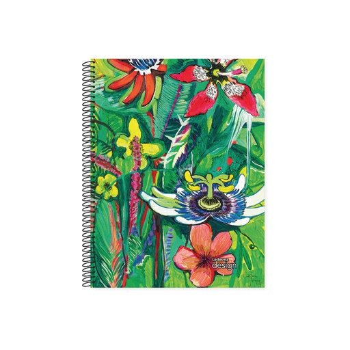 [106193] CUADERNO LEDESMA DESIGN CATALINA GUERRICO 22X29 84 HOJAS RAYADO
