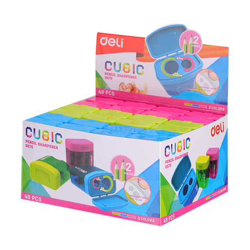 [E0576] SACAPUNTA DELI CUBIC 2 FILOS X1