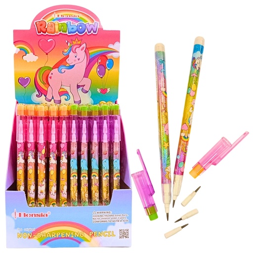 [101902] LAPIZ COLOURS PUNTA INTERCAMBIABLE + GOMA GLITTER