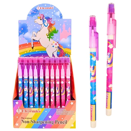 [179869] LAPIZ COLOURS PUNTA INTERCAMBIABLE + GOMA UNICORNIOS