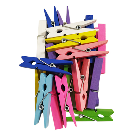 [720100010000] BROCHES DE MADERA CBX COLOR X50 25MM