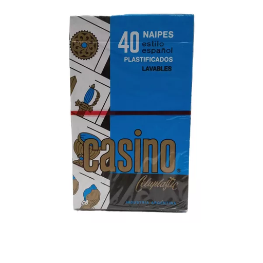 [103C] NAIPES CASINO X40 PLASTIFICADO