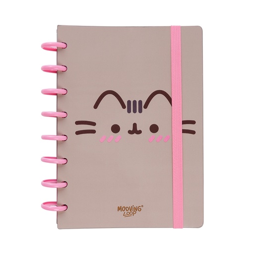 [1721207] CUADERNO MOOVING LOOP PUSHEEN A5 CON DISCOS