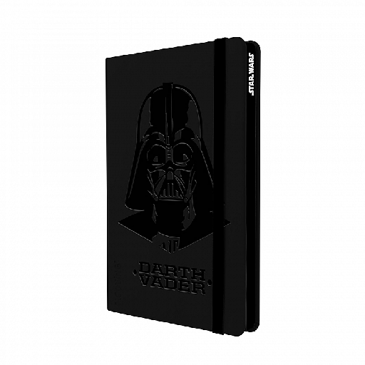 [1246245] LIBRETA MOOVING NOTES A5 TAPA DURA STAR WARS RAYADO
