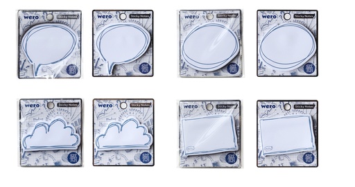 [WE3095] NOTAS ADHESIVAS WERO SKETCH 50 HOJAS