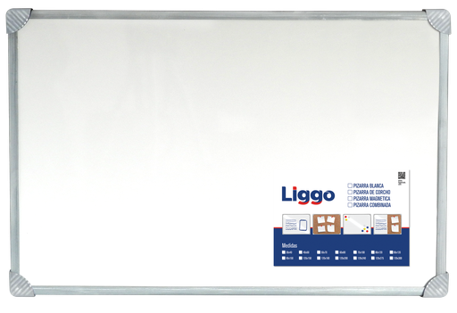 [510-0803] PIZARRA LIGGO 80X60 BLANCA