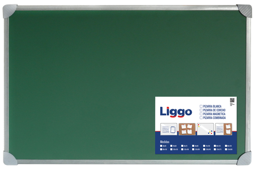 [510-0833] PIZARRA LIGGO 80X60 VERDE PARA TIZA