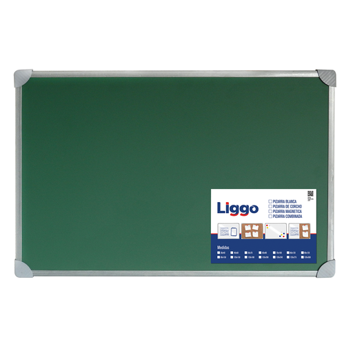 [510-0833] PIZARRA LIGGO 80X60 VERDE PARA TIZA