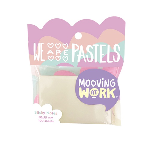[2102100112] NOTAS ADHESIVAS MOOVING 50X75 100 HOJAS PASTEL