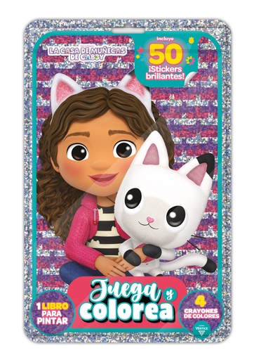[5888] SET VERTICE JUEGA Y COLOREA GABBY DOLL HOUSE