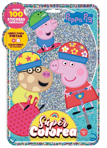 [5898] SET VERTICE SUPER COLOREA PEPPA PIG