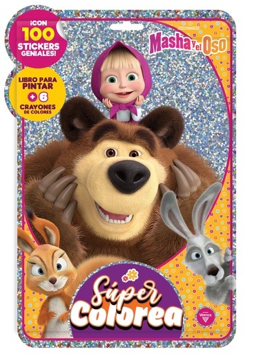 [5902] SET VERTICE SUPER COLOREA MASHA Y EL OSO