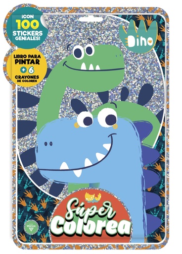 [5903] SET VERTICE SUPER COLOREA DINO