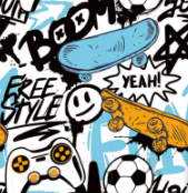[5125] PAPEL PARA REGALO MAG 70X100 X10 5125 GAMES